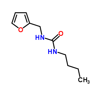 N-丁基-N-(2-呋喃甲基)-脲結(jié)構(gòu)式_6298-26-6結(jié)構(gòu)式