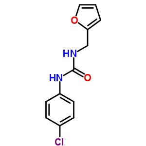 3-(4-Chlorophenyl)-1-(2-furylmethyl)urea Structure,6298-28-8Structure