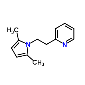 2-[2-(2,5-Dimethylpyrrol-1-yl)ethyl]pyridine Structure,6312-14-7Structure