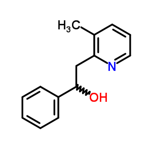 2-(3-Methylpyridin-2-yl)-1-phenyl-ethanol Structure,6312-23-8Structure