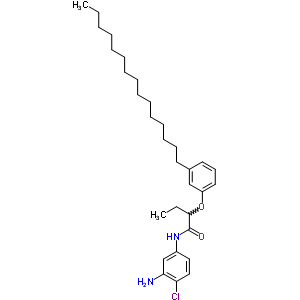 N-(3-amino-4-chlorophenyl)-2-(3-pentadecylphenoxy)butyramide Structure,63133-98-2Structure