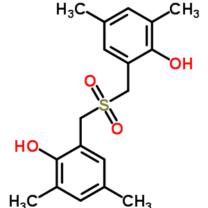 2-[(2-Hydroxy-3,5-dimethyl-phenyl)methylsulfonylmethyl]-4,6-dimethyl-phenol Structure,63261-28-9Structure