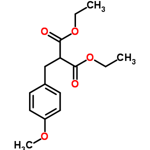 Diethyl 2-(4-methoxybenzyl)malonate Structure,6335-37-1Structure