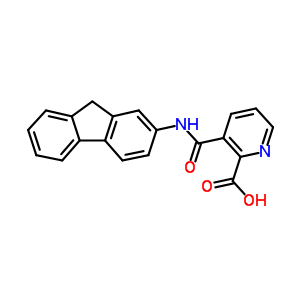 3-(9H-fluoren-2-ylcarbamoyl)pyridine-2-carboxylic acid Structure,6341-20-4Structure