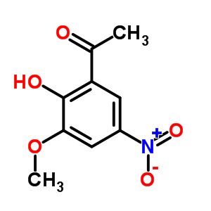 1-(2-Hydroxy-3-methoxy-5-nitro-phenyl)ethanone Structure,6342-65-0Structure