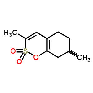 5,6,7,8-Tetrahydro-4,7-dimethyl-1,2-benzoxathiin 2,2-dioxide Structure,63549-11-1Structure