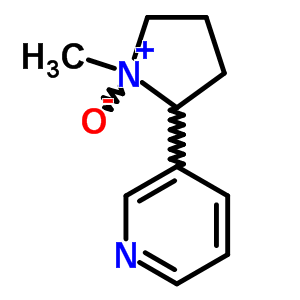 3-(1-Methyl-1-oxidopyrrolidin-1-ium-2-yl)pyridine Structure,63551-14-4Structure