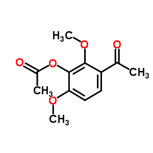 3-Acetoxy-2,4-dimethoxyacetophenone Structure,63604-86-4Structure