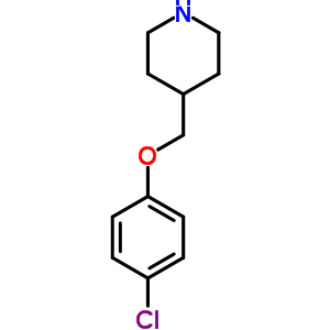 4-[(4-Chlorophenoxy)methyl]piperidine Structure,63608-33-3Structure