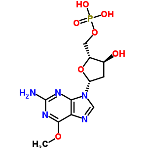 O(6)-methyldeoxyguanylic acid Structure,63642-13-7Structure