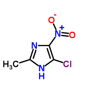 5-Chloro-2-methyl-4-nitro-1h-imidazole Structure,63662-67-9Structure