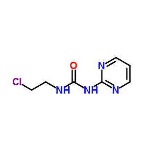 N-(2-氯乙基)-N-2-嘧啶-脲結(jié)構(gòu)式_63706-94-5結(jié)構(gòu)式