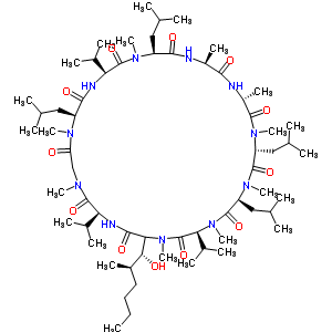 Dihydrocyclosporin D Structure,63775-91-7Structure