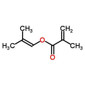 Methacrylic acid, isobutylene ester Structure,63869-10-3Structure