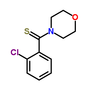 Methanethione,(2-chlorophenyl)-4-morpholinyl- Structure,6391-91-9Structure