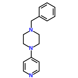 1-Benzyl-4-(4-pyridinyl) piperazine Structure,63980-43-8Structure