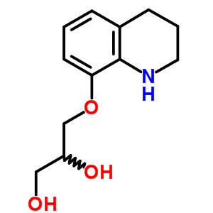 3-(1,2,3,4-Tetrahydroquinolin-8-yloxy)-1,2-propanediol Structure,63991-85-5Structure