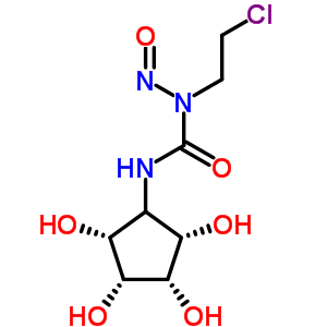 1-(2-Chloroethyl)-1-nitroso-3-(2beta,3beta,4beta,5beta-tetrahydroxycyclopentan-1alpha-yl)urea Structure,64218-24-2Structure