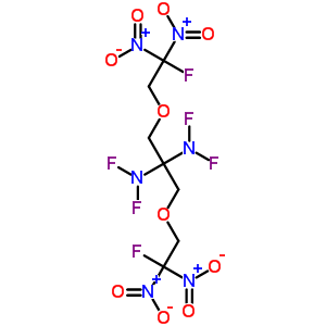 1,3-Bis(2,2-dinitro-2-fluoroethoxy)-n,n,n,n-tetrafluoro-2,2-propanediamine Structure,64245-83-6Structure