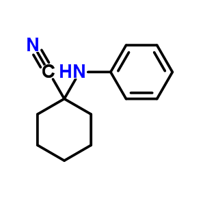 1-Anilinocyclohexanecarbonitrile Structure,64269-06-3Structure