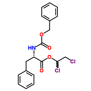 N-(benzyloxycarbonyl)-l-phenylalanine 1,2-dichloroethyl esterStructure,64286-84-6Structure N-(benzyloxycarbonyl)-l-phenylalanine 1,2-dichloroethyl ester Structure,64286-84-6Structure