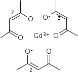 Gadolinium(III) acetylacetonate hydrate Structure,64438-54-6Structure