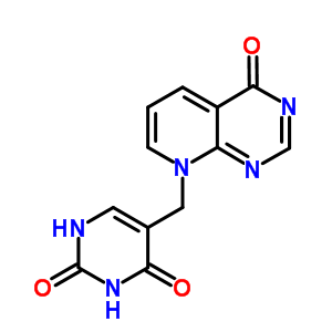 2,4(1H,3h)-pyrimidinedione,5-[(4-oxopyrido[2,3-d]pyrimidin-8(4h)-yl)methyl]- Structure,64600-53-9Structure