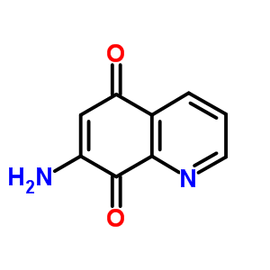 7-氨基-5,8-喹啉二酮結(jié)構(gòu)式_64636-91-5結(jié)構(gòu)式