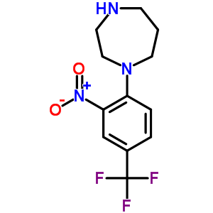 1-[2-nItro-4-(trifluoromethyl)phenyl]-1,4-diazepane Structure,646455-48-3Structure