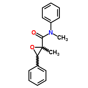 Oxiranecarboxamide,n,2-dimethyl-n,3-diphenyl-, trans-(9ci) Structure,64754-83-2Structure