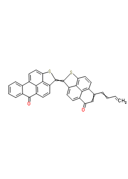 2-(5-氧代苯并[4,5]萉o[ 1,9-bc]噻吩-2(5h)-基)-苯并[4,5]萉o[1,9-bc]噻吩-5(2H)-酮結構式_6505-58-4結構式