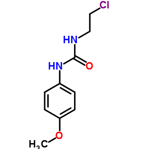 N-(2-氯乙基)-N-(4-甲氧基苯基)-脲結(jié)構(gòu)式_65536-40-5結(jié)構(gòu)式