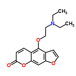 4-(2-(Diethylamino)ethoxy)-7h-furo[3,2-g]chromen-7-one Structure,65799-69-1Structure