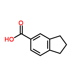 茚烷-5-羧酸結(jié)構(gòu)式_65898-38-6結(jié)構(gòu)式