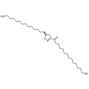 1-(5-Tetradecyl-4,5-dihydrooxazol-3-yl)pentadecan-1-one Structure,65919-76-8Structure