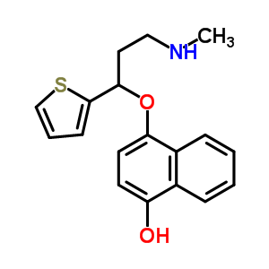 4-[(1S)-3-(methylamino)-1-(2-thienyl)propoxy]-1-naphthol Structure,662149-13-5Structure