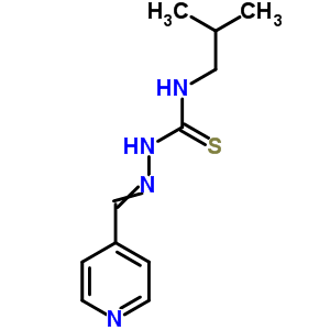 3-(2-Methylpropyl)-1-(pyridin-4-ylmethylideneamino)thiourea Structure,6622-82-8Structure