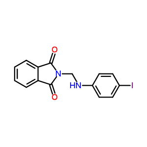 2-[[(4-Iodophenyl)amino]methyl]isoindole-1,3-dione Structure,6629-41-0Structure