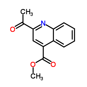 2-乙?；?4-喹啉羧酸甲酯結(jié)構(gòu)式_66325-98-2結(jié)構(gòu)式