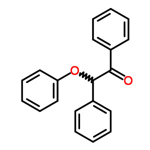 2-Phenoxy-1,2-diphenyl-ethanone Structure,6652-29-5Structure