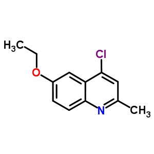 4-Chloro-6-ethoxy-2-methyl quinoline Structure,66735-22-6Structure