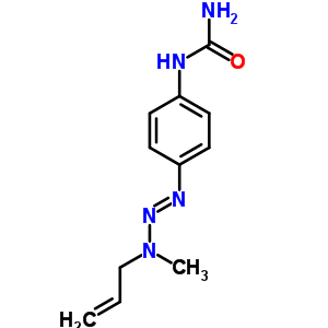 [4-[3-甲基-3-(2-丙烯基)-1-三氮雜烯]苯基]-脲結(jié)構(gòu)式_66974-75-2結(jié)構(gòu)式