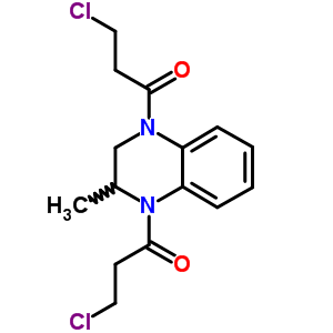 (9CI)-1,4-雙(3-氯-1-氧代丙基)-1,2,3,4-四氫-2-甲基-喹噁啉結(jié)構(gòu)式_6699-48-5結(jié)構(gòu)式