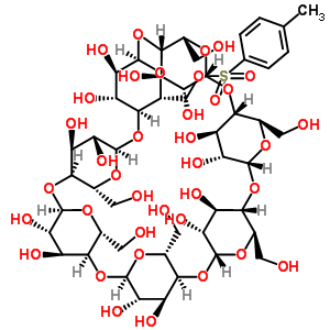 Mono[6-o-(p-toluenesulfonyl)]--cyclodextrin Structure,67217-55-4Structure