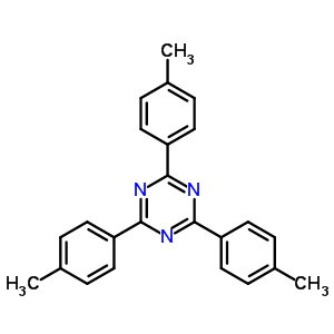 2,4,6-Trip-tolyl-1,3,5-triazine Structure,6726-45-0Structure