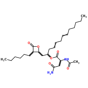 抑酯酶素結(jié)構(gòu)式_67655-93-0結(jié)構(gòu)式