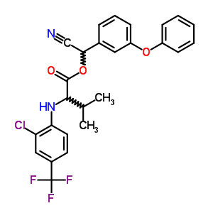 氟胺氰菊酯結(jié)構(gòu)式_69409-94-5結(jié)構(gòu)式