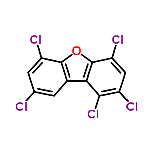 1,2,4,6,8-Pentachlorodibenzofuran Structure,69698-57-3Structure