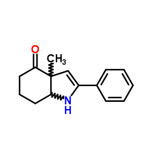 3A-methyl-2-phenyl-5,6,7,7a-tetrahydro-1h-indol-4-one Structure,6973-74-6Structure