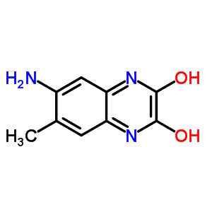 2,3-Quinoxalinedione,6-amino-1,4-dihydro-7-methyl-(9ci) Structure,69904-14-9Structure